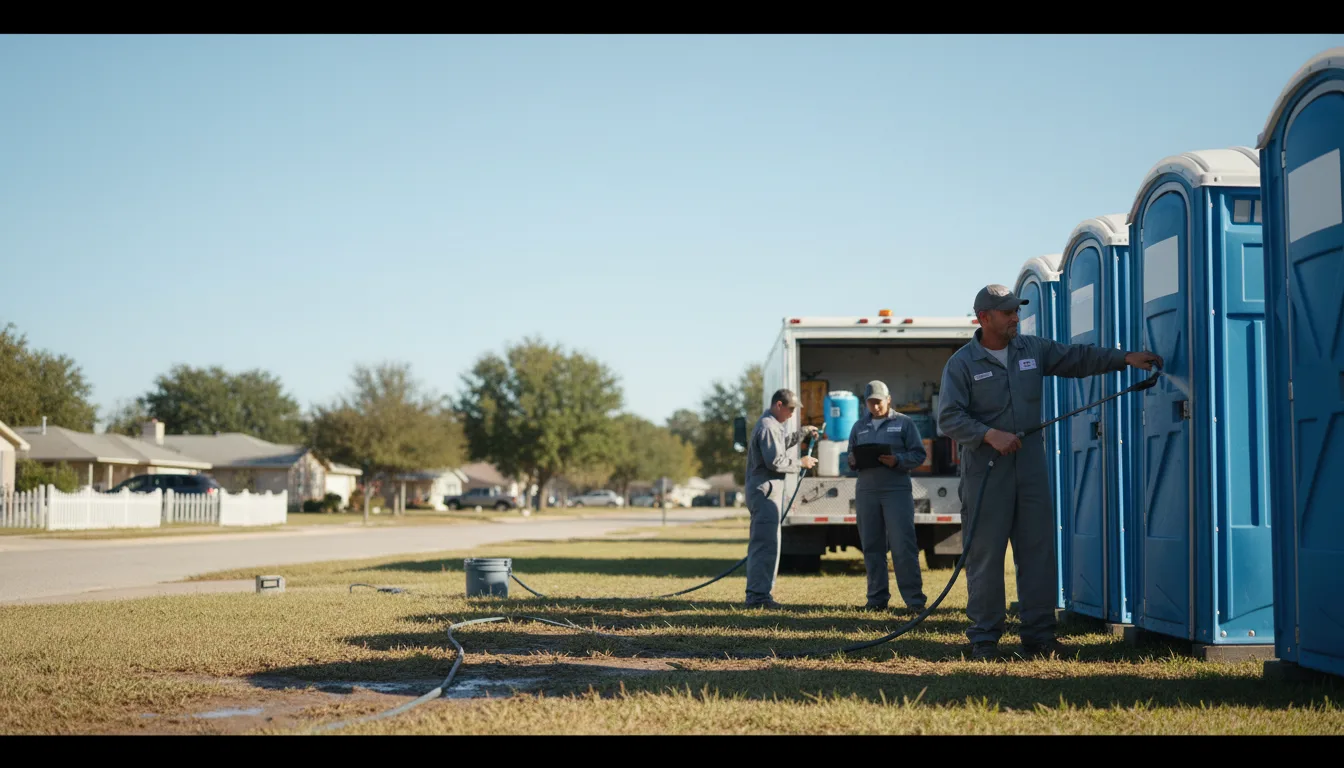 Long-Term Portable Toilet Rental in Oaktown, IN near me
